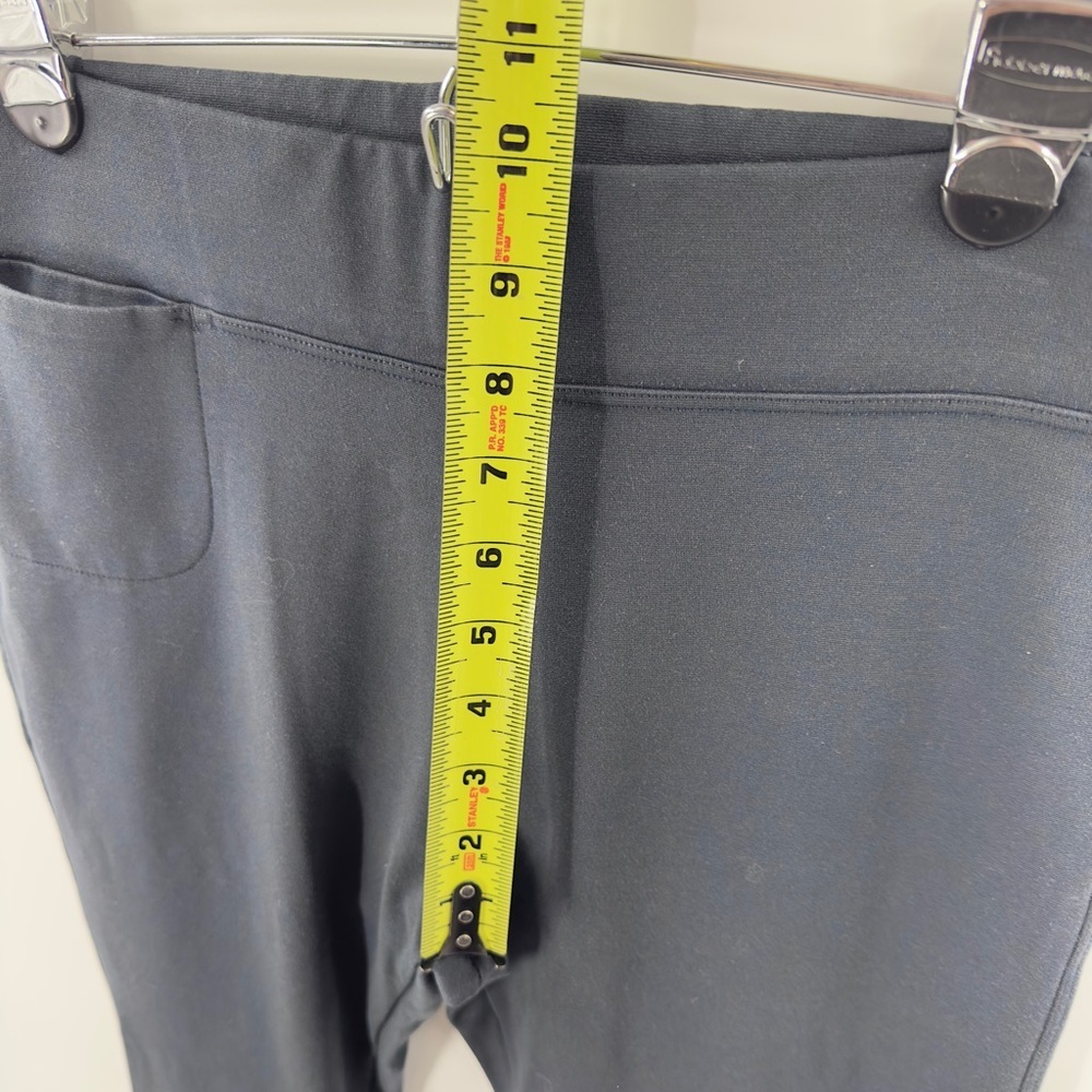 American Giant Ponte Kick Flare Pants Womens 10 Pull On Casual Soft Stretch - Picture 11 of 12